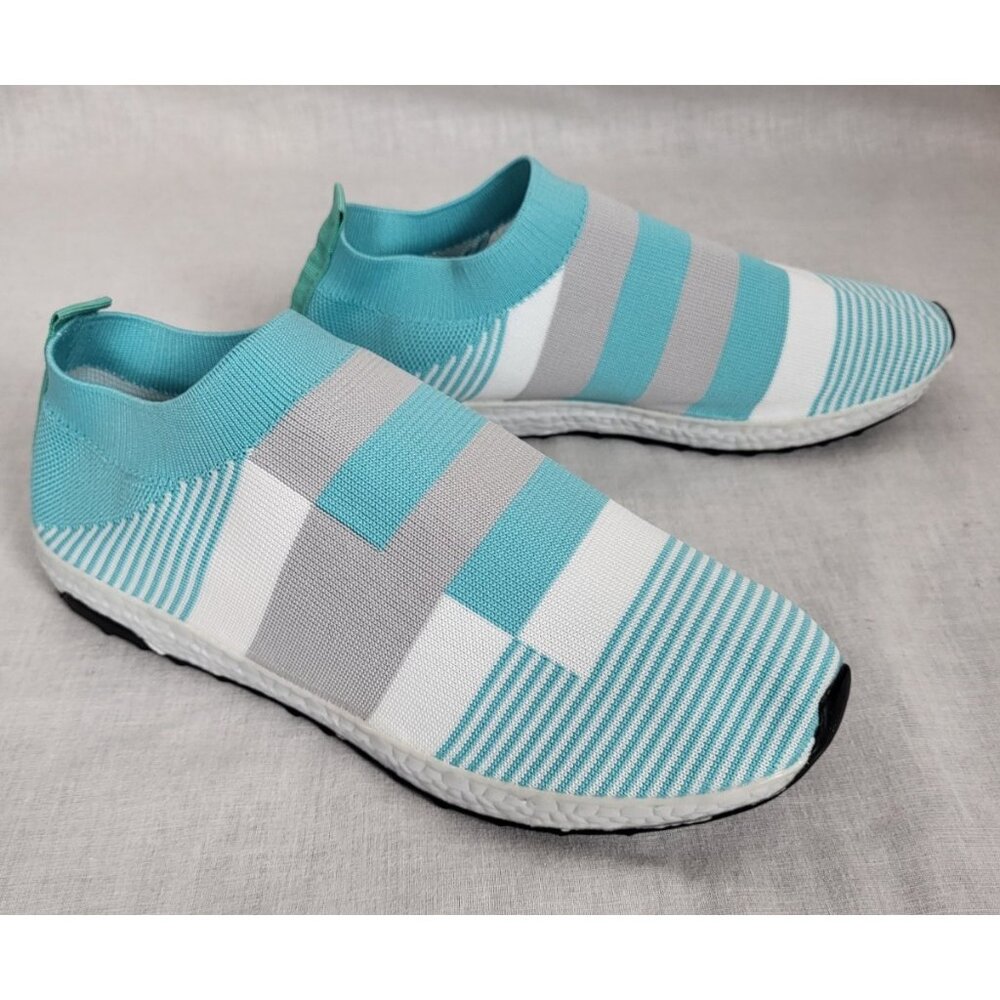 Slip On Shoes Sneakers Mint NWOT Women's 10.5 Lightweight Breathable Fashion Fun